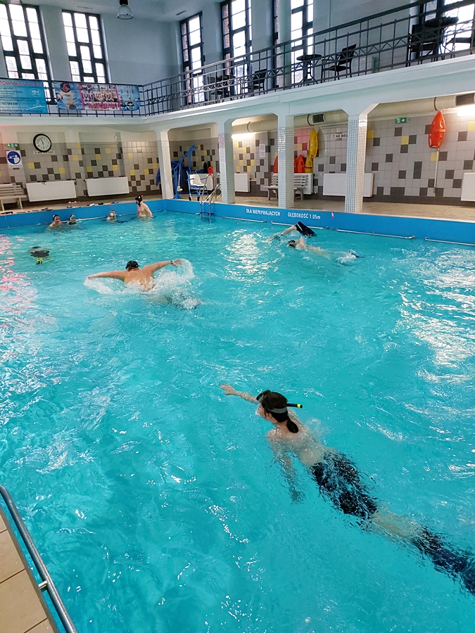 Hokej pod wodą Walenie Siemianowice Śląskie Trening 14 XII 2024